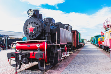 Old Soviet locomotive