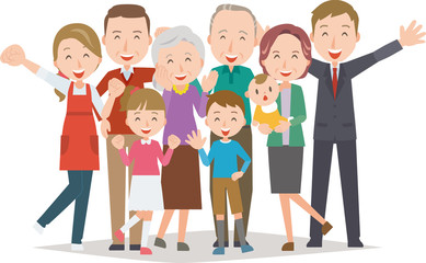 Healthy family(Four generations)
