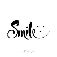 smile_lettering_design