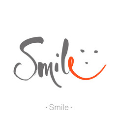 smile_lettering_design