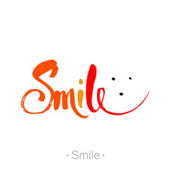 smile_lettering_design