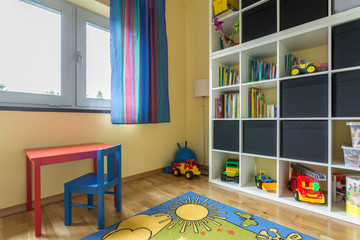 Child room full of colors