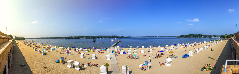 Obraz premium Strandbad, Großer Wannsee, Berlin