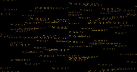 Simple texture related to Money isolated with back background