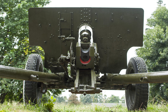 aiming and charging system 76 mm gun ( ZIS- 3 )