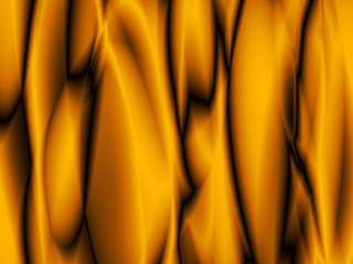 Obraz premium Orange abstract background with futuristic fabric, silk texture and ambient occlusion effect for design concepts, wallpapers, presentations, web and prints. Vector illustration.