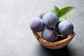 Garden plums