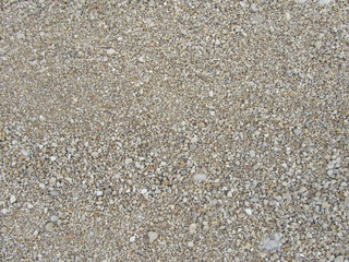 sable et graviers gris