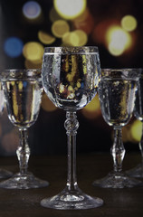 Alcohol set with background