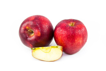 Fototapeta na wymiar red apples