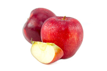red apples