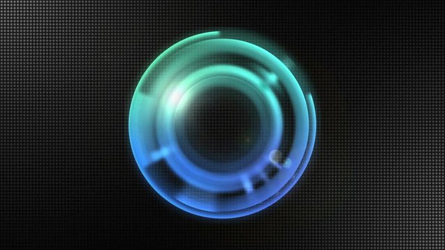 Opening Intro animation title, camera shutter lens. Ultra High Definition 4K animation
