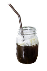 Iced Americano black coffee