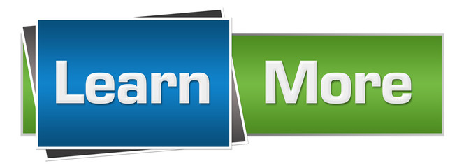 Learn More Green Blue Horizontal 