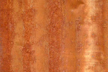 Detail of Rusty Corrugated Iron texture and patterns