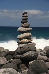 Steinmännchen am Strand