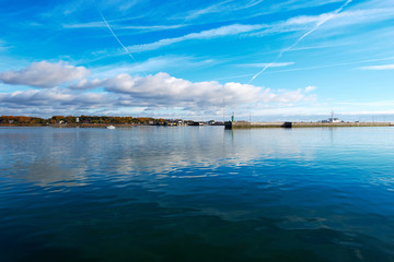 wiev in baltic sea coast