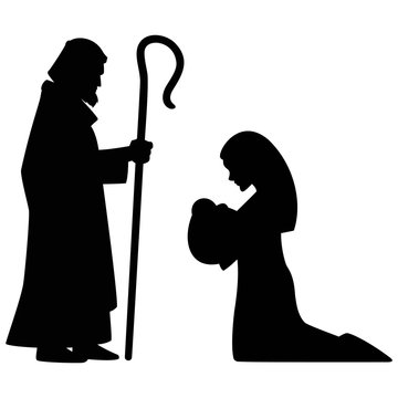 recommend clip art: Mary, Joseph and Baby Jesus
