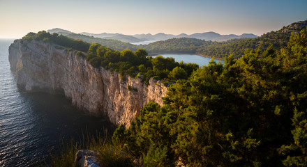 Magic cliffs of Dugi Otok island, Croatia