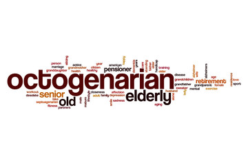 Octogenarian word cloud