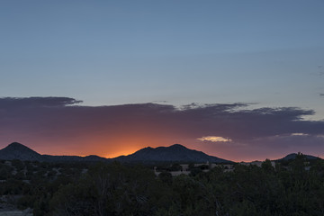 Sunset in Santa Fe