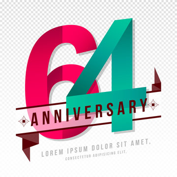 Anniversary emblems template design