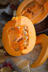 Autumn food background