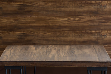 wooden table