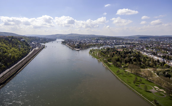 Koblenz City Germany with historic German Corner 6