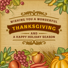 Thanksgiving Vintage Card