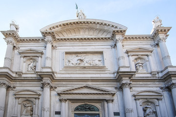 Fototapeta na wymiar Venice, Italy, July, 7, 2016: ancient cathedral in Venice, Italy