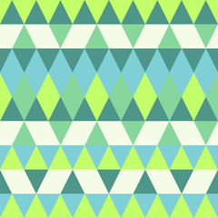 Seamless colorful abstract triangles pattern.