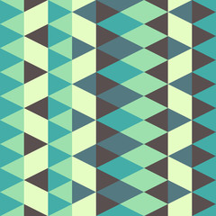 Fototapeta premium Seamless colorful abstract triangles pattern.