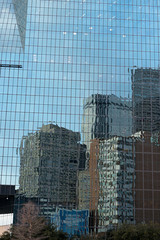 Reflection of buildings on Fountain Place, Dallas, Texas, USA