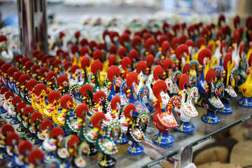 Fototapeta premium The Rooster of Barcelos. The popular symbol of Portugal