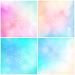 Color Abstract Blurred backgrounds