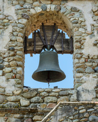 Fototapeta premium Bell at Mission San Miguel in California