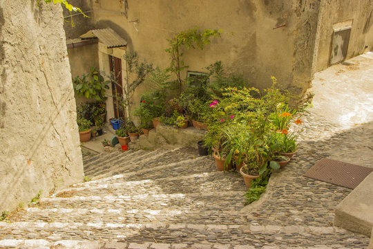 The ancient town of Gerace, Calabria, Southern Italy