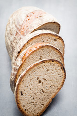 Fresh rustic style bread with pastry.