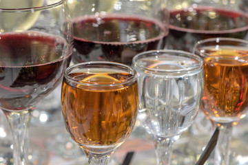 buffet table at restaurant