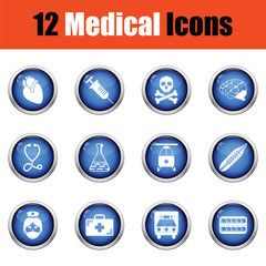 Medical icon set.