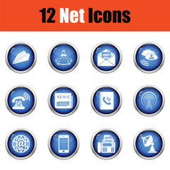 Communication icon set