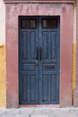 Entrance doorway of a house, Zona Centro, San Miguel de Allende,