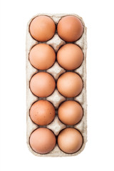 Egg Pack Isolated on White