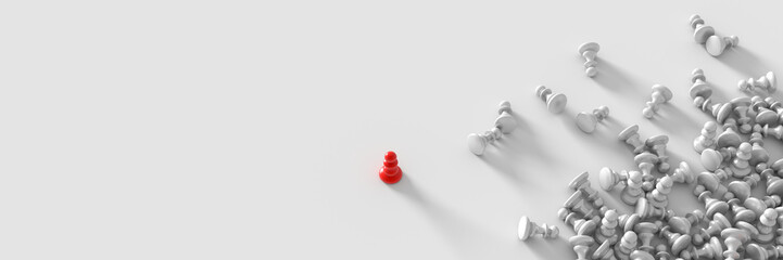 Chess game leadership and competition