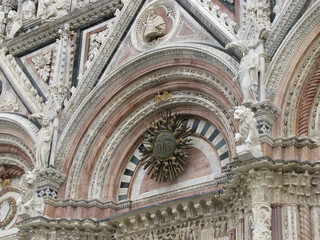 Close up View of the Duomo di Siena