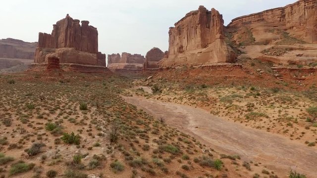 Arches National Park aerial view