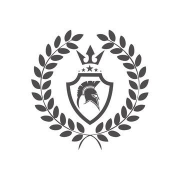 Spartan dan Shield Symbol