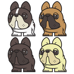 Sleepy Eyes French Bulldog standing