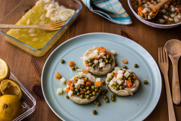Turkish Artichokes with Olive Oil / Zeytinyagli Enginar.